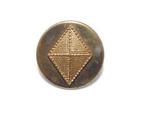 World War II Enlisted US Army Finance Corps Screw Back Collar Disk Pin WW2 picture