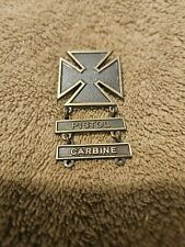 US Army Marksmanship Qualification Badge Carbine Pistol Marksmanship Pins picture