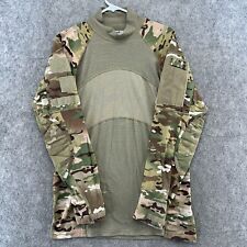 US Army Combat Shirt Mens Medium Green Camo Padded Paintball NIB Long Sleeve FR picture