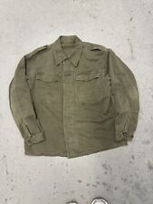 Vintage French Foreign Legion HBT Military Shirt/Jacket Paratrooper Medium picture