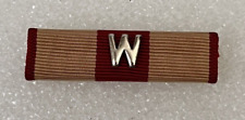 WW2 USMC Expeditionary Medal with W For Wake Island World War 2 Ribbon Bar Rare picture