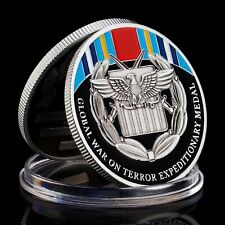 Global War On Terror Silver Expeditionary Medal Challenge Coin picture