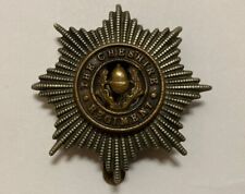Cheshire Regiment Original British Army Cap Badge WW2 picture