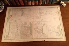 Large Original Antique Civil War Map FORT HENRY & DONELSON Dover TN Tennessee picture