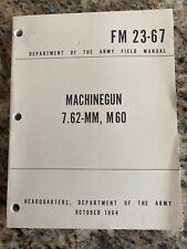 Seven U.S. Army Field Manuals (weapons) 1960s-1970s (no defects) picture