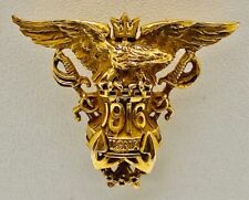 United States Naval Academay Pin 1916 Gold Eagle Pre World War I picture
