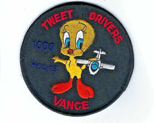 PATCH USAF  PILOT TRAINING TWEET DRIVER CESSNA T-37  1000 HOURS picture