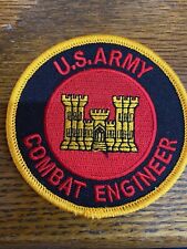 US ARMY COMBAT ENGINEER Custom Made Patch 3