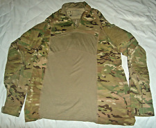 Army Multicam Combat Shirt 1/4 Zip Flame Resistant Size Large picture