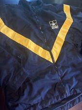 US Army APFU Physical Fitness PT Jacket Small Regular Unisex Black Lined picture