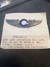 ORIGINAL AIR FORCE PILOTS WING TAIWAN On Orig Card picture