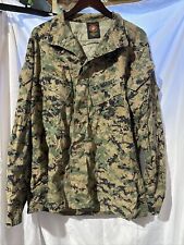 USMC Men's Woodland Marpat Camo Digital Jacket Blouse Marine Large Regular picture