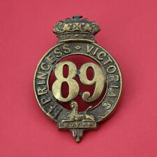 89th Princess Victoria's Regiment Of Foot Glengarry Badge Brass With Lugs picture