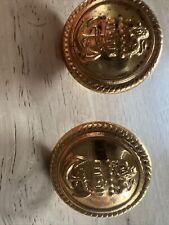 Vintage South Africa Navy Uniform Buttons Set Of 2  picture