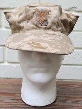US Military Working Desert Camo Utility 8 Point Cap Hat Size 7 1/2 picture