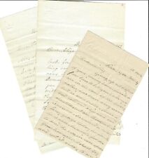 Three Civil War Letters: Family Reports Soldier Underground In Bomb Proof Cover picture