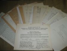 Group Lot 38 WWII DOCUMENTS DOX LETTERS US Army VETERINARY DOCTOR See Photos 41 picture