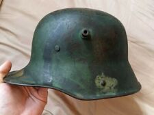 Original WW1 German Helmet, Camouflaged/Named to 3rd Division Veteran picture