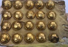 CAPTURED STOCK CARD OF 20 SPANISH UNIFORM CUFF BUTTONS picture