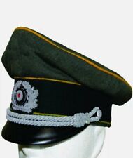 WW2 German Officer Cap Wehrmacht Visor Hat For Officer Available In All Size picture