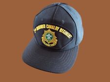 U.S ARMY 2ND ARMORED CAVALRY REGIMENT HAT MILITARY OFFICIAL BALL CAP U.S.A MADE picture