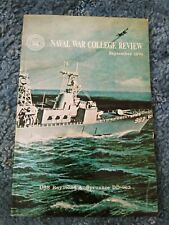 September 1970 Naval War College Review PB USS RAYMOND A. SPRUANCE DD-963 picture