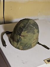 Vietnam Era Military Helmet w/ Helmet Liner picture