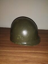 WWII US Helmet Liner Named W/ Leather Band  picture