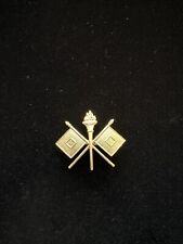 WWI US Army Signal Corps Officers Branch Insignia Tiffany & Co Pin Back 14k Rare picture