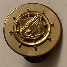 VTG US Army Transportation Corps Collar Disc Insignia Single Pin Denmark NY D22 picture