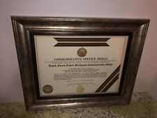 ARMED FORCES EXPERT MARKSMAN COMMEMORATIVE MEDAL CERTIFICATE ~ Type 1 picture
