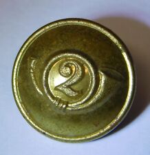 WW1 French 2nd Infantry Regiment Metal Uniform Button 5/8