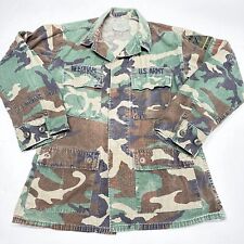 VTG US Army Small Regular Woodland Camouflage Combat BDU Uniform Hot Weather picture