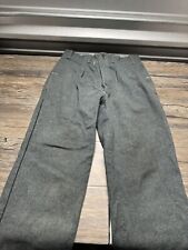 East German NVA Military Grey Wool Service Pants , Size 28x28 picture