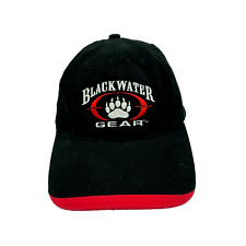 Blackwater Gear - Michael’s Of Oregon Co | Baseball Cap Hat Black w Red Tip Brim picture