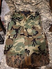 XX Large Class One Protective Woodland Camoflauge Coat picture