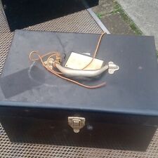 Vintage black metal box strong #2 picture