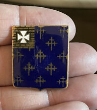 Vintage N.S. Meyer Pin Enamel Military Pin Iron Cross picture