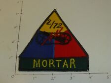 72 Armor 2 Bn (MORTAR) hand made in Korea color patch picture