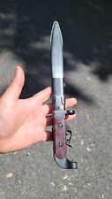 Rare Izhevsk Russian Finnish AK Bakelite Knife Bayonet and Scabbard picture