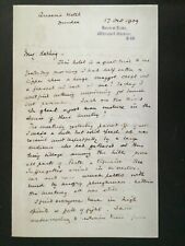 WINSTON CHURCHILL 1909 LOVE LETTER TO CLEMENTINE FROM DUNDEE HOTEL Reproduction picture