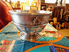 Large ERII Presentation Silver Hallmarked Bowl Tessier Ltd 1933 with Royal Crest picture