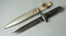 WWII German Army Officer Dagger Knife Metal Scabbard Bakelite Grips picture