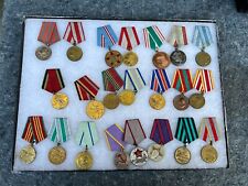 COLLECTIONS OF RUSSIAN SOVIET MEDALS FROM WWII TO THE 1980s picture