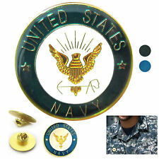 US Navy Lapel Pin Enamel Logo Metal Military Tie tack Hat Jacket Veteran Uniform picture