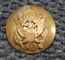 Vintage US Army Eagle Hat Cap Badge Insignia Screw Back Military Pin WWII - 1.5