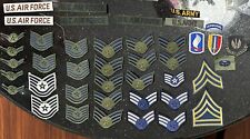 Approximately 42 Vintage US Military Patches Lot, Army and Air Force picture