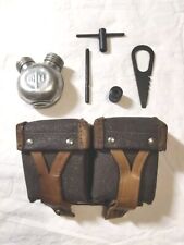 Vintage USSR Russian Mosin Nagant Kit Ammo Pouch,Rifle Tools, Oil Can Dated 1963 picture