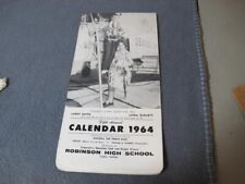 RARE 1964 Robinson HS Tampa FL MacDill Air Force Base Promo Calendar B&W 5th Ann picture