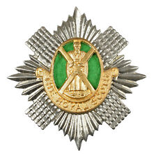 Old Vintage The Royal Scots Regiment Soldiers Metal Cap Badge picture